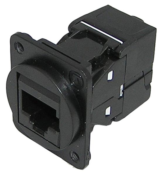 SKFBKDPM CONNECTOR, RJ45, RCPT, 8P8C, CAT6 TUK