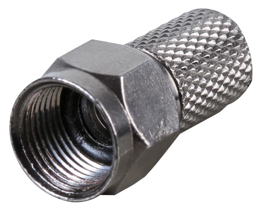 124276 PLUG, F, TWIST ON, RG6/100, PK50 VISION