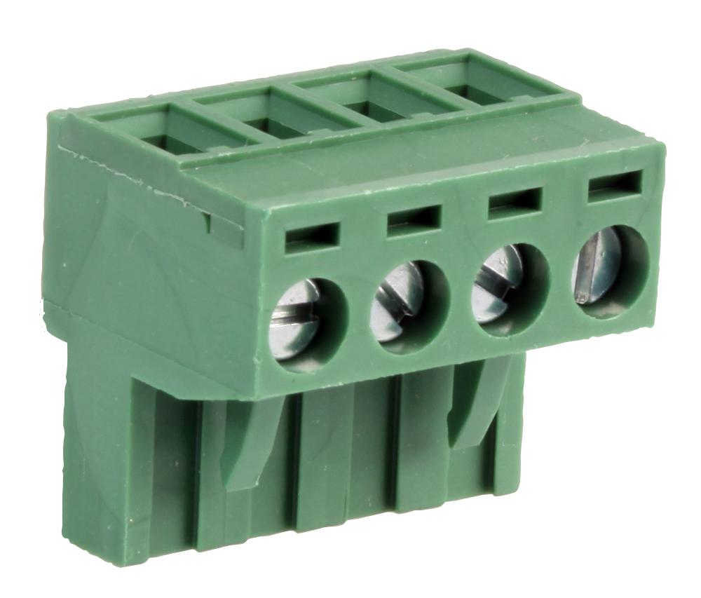 MC000138 TERMINAL BLOCK, PLUGGABLE, 4POS, 12AWG MULTICOMP PRO