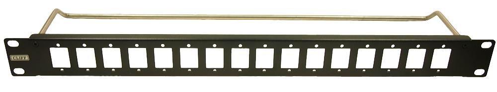 CP30158 SLIM PATCH PANEL, 16PORT, 1U, PLAIN HOLE CLIFF ELECTRONIC COMPONENTS