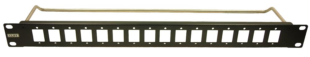 CP30159 SLIM PATCH PANEL, 16PORT, 1U, M3 HOLE CLIFF ELECTRONIC COMPONENTS
