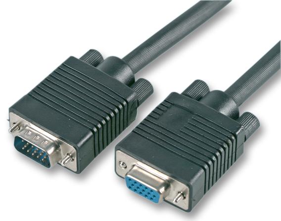 PSG90148 SVGA LEAD, M TO F, 1M, BLK PRO SIGNAL