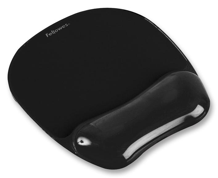 9112101 MOUSE PAD, GEL, BLACK, FELLOWES FELLOWES