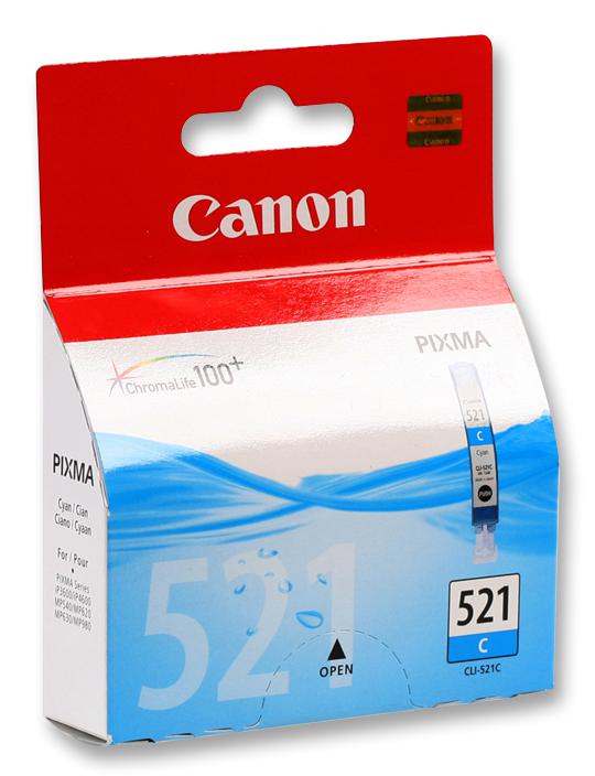 CANCLI-521C INK CARTRIDGE, CYAN, CLI-521C CANON
