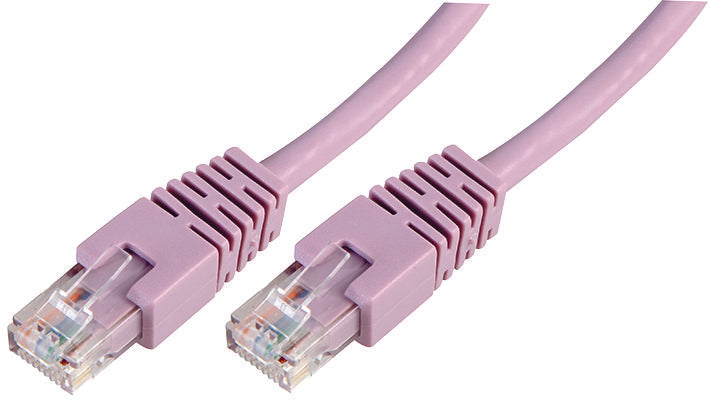 PS11194 PATCH CORD, RJ45 PLUG, CAT6, 5M, VIOLET PRO SIGNAL