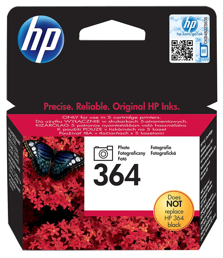 CB317EE INK CARTRIDGE, HP364, PHOTO BLACK HEWLETT PACKARD