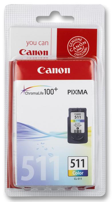 CL-511 INK CARTRIDGE, CL-511, COLOUR ORIG CANON