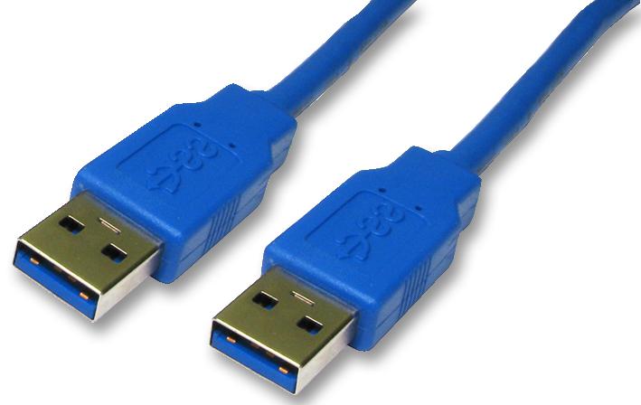 CAC250020 LEAD, USB3.0 A MALE-A MALE 3M BLUE PRO SIGNAL