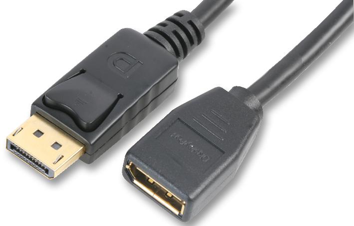 PSG90427 LEAD, DISPLAYPORT, M-F, BLACK, 3M PRO SIGNAL