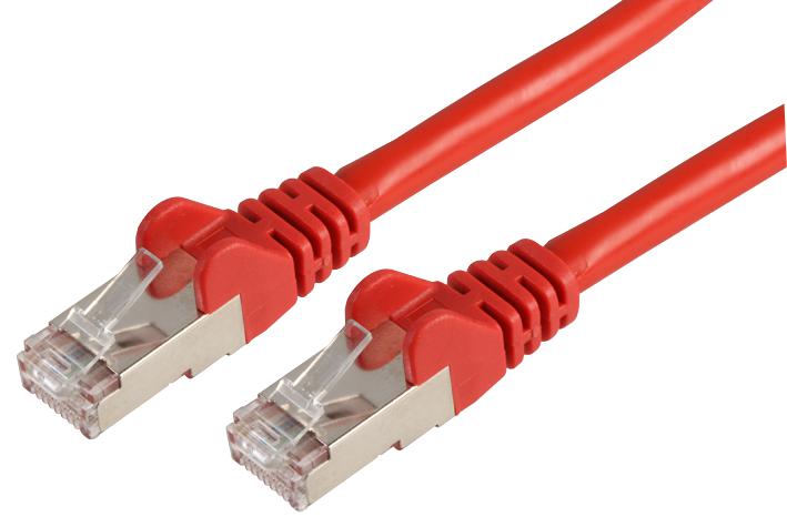 PSG90826 PATCH CORD, RJ45 PLUG, CAT6A, 10M, RED PRO SIGNAL