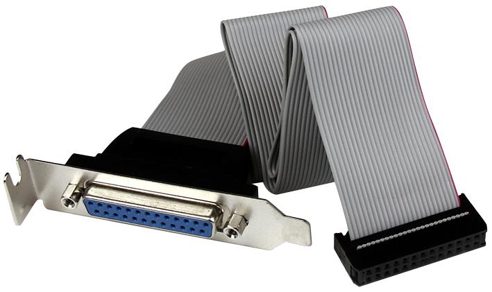 PLATE25F16LP CABLE, PARALLEL PORT HEADER, LP 40CM STARTECH