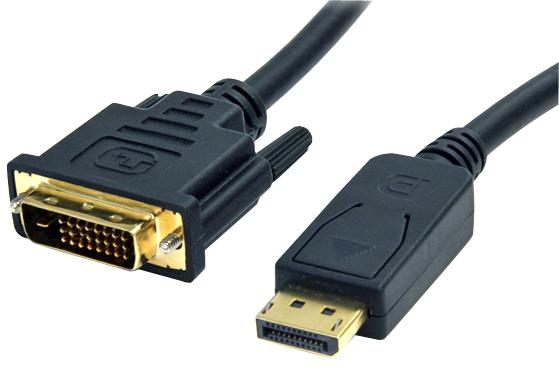DP2DVI2MM6 LEAD, DISPLAYPORT-DVI, MALE-MALE 1.8M STARTECH