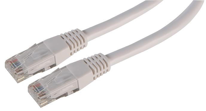 PSG90965 PATCH CORD, RJ45 PLUG, CAT6, 1M, WHITE PRO SIGNAL