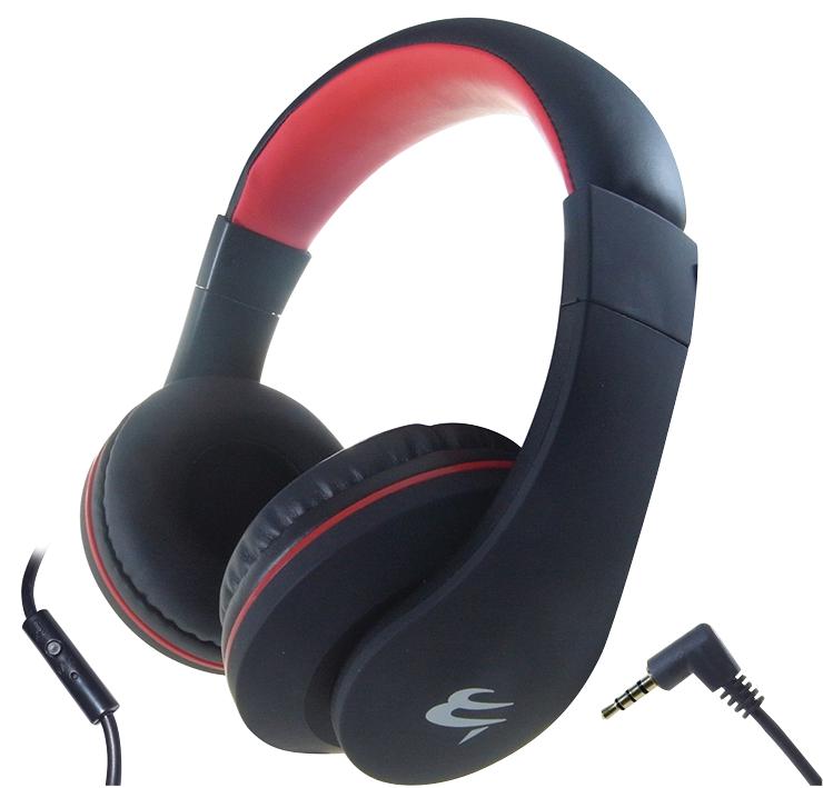 24-1531 HEADSET, MOBILE INLINE CONTROL BLK-RED COMPUTER GEAR
