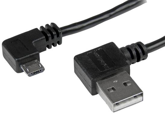 USB2AUB2RA2M LEAD, USB2.0A-MICRO B, RIGHT ANGLE 2M STARTECH
