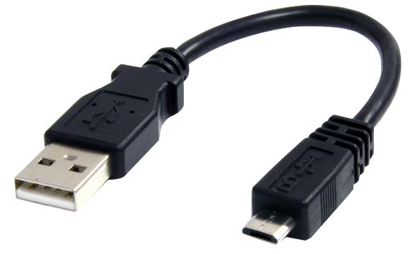 UUSBHAUB6IN USB CABLE, 2.0MINI A-MICRO B PLUG, 0.15M STARTECH