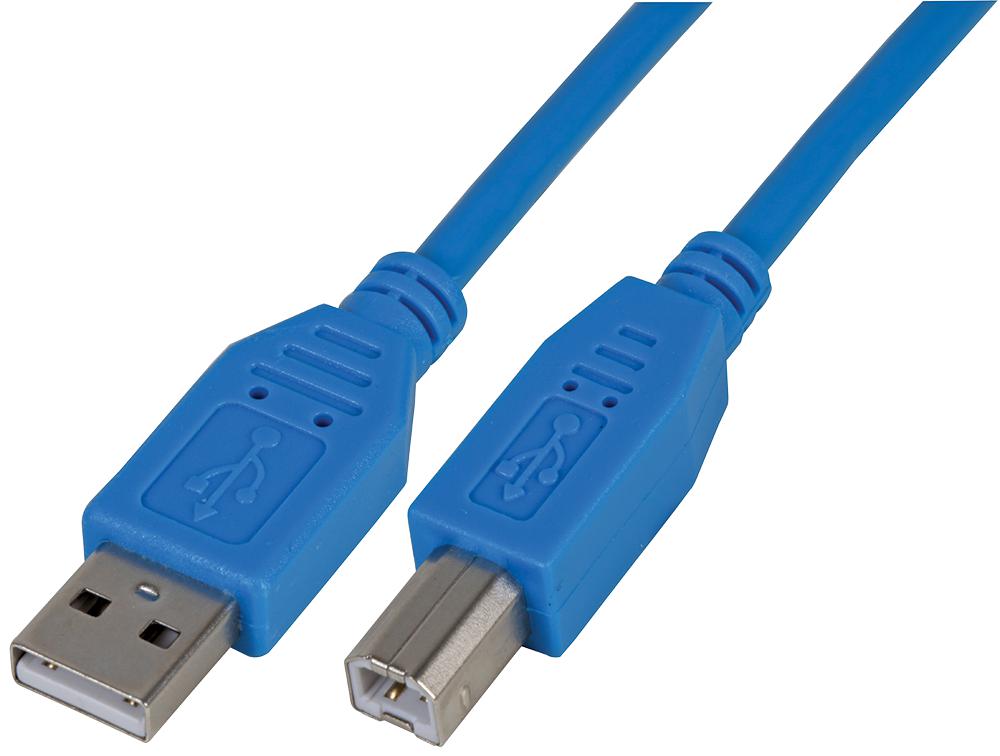PSG91463 LEAD, USB2.0 A MALE - B MALE, BLUE 1M PRO SIGNAL