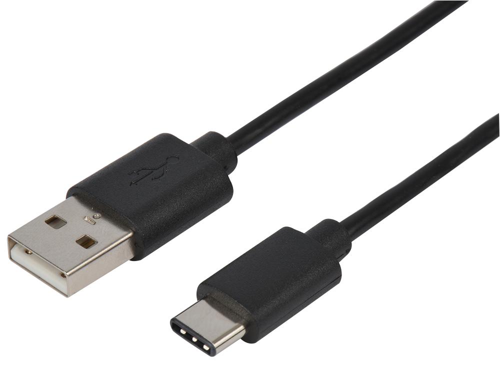 PSG91483 LEAD, USB2.0 TYPE C-A MALE, 0.5M BLACK PRO SIGNAL
