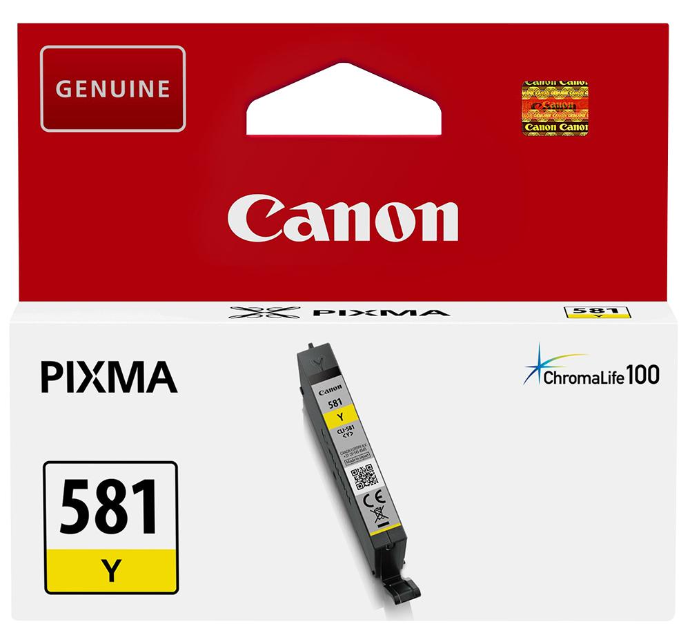 2105C001 INK CARTRIDGE, CLI-581Y, YELLOW CANON