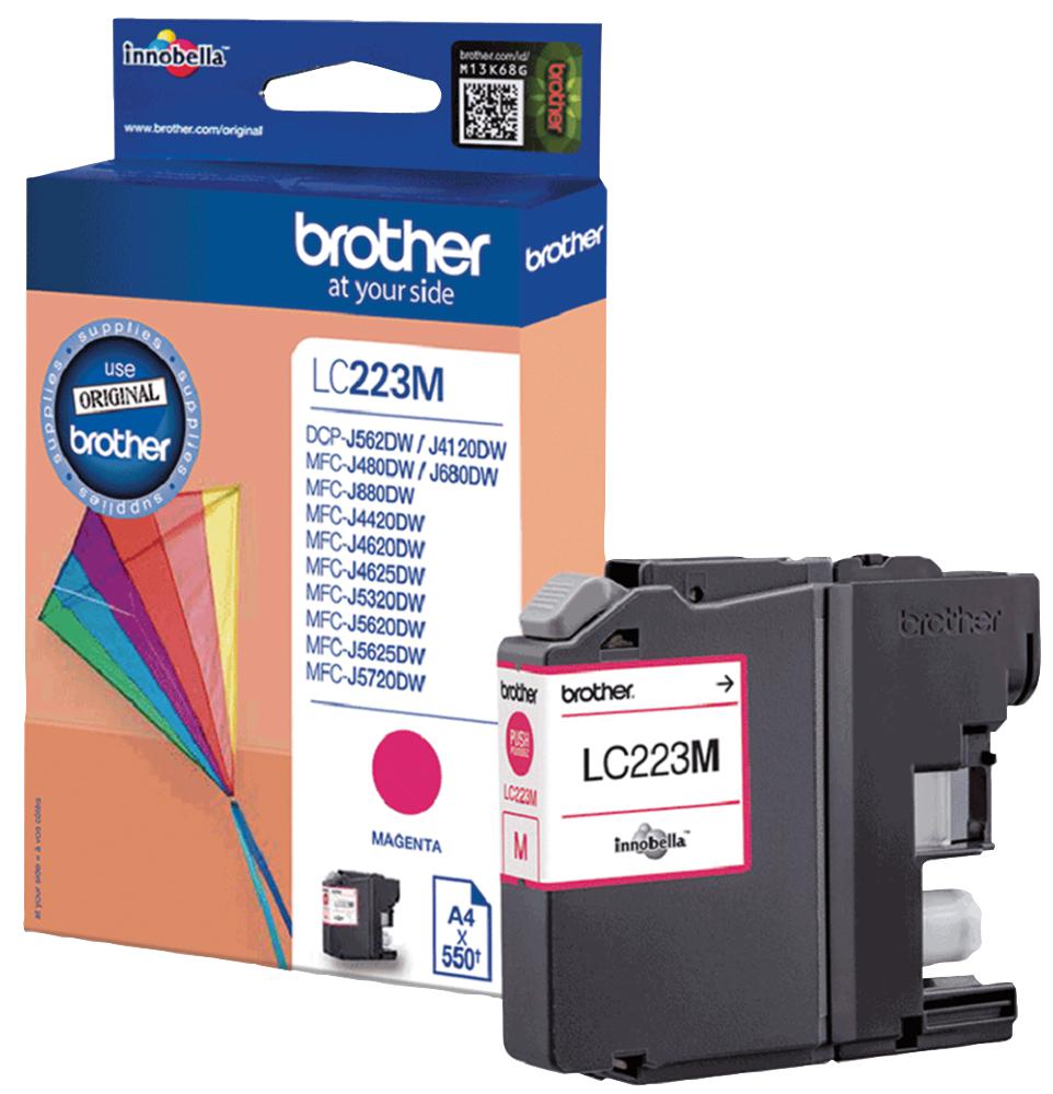 LC223M INK CART, LC223M, MAGENTA, BROTHER BROTHER