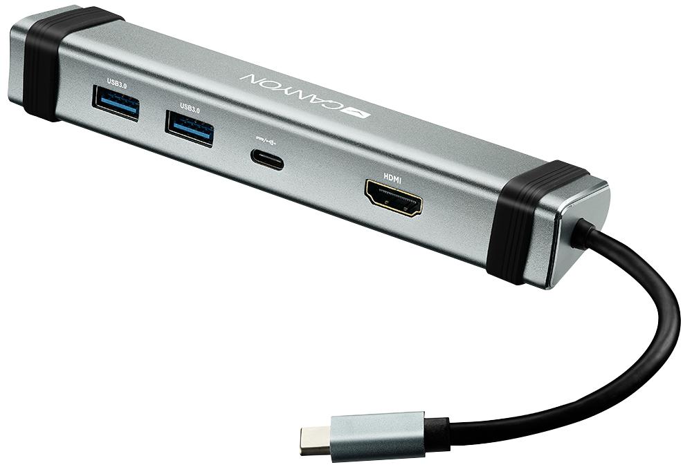 CNS-TDS03DG USB-C MULTIPORT ADAPTER, POWER DELIVERY CANYON