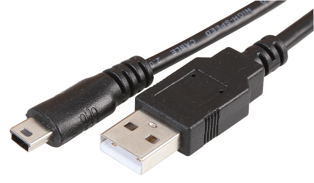 PSG91575 LEAD, USB2.0 A-MINI USB B, BLACK 3M PRO SIGNAL
