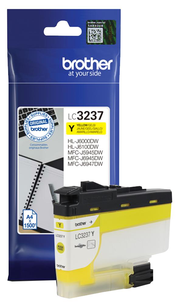 LC3237Y INK CART, LC3237Y, YELLOW, BROTHER BROTHER