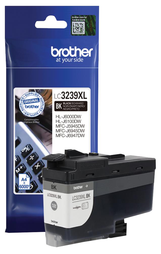 LC3239XLBK INK CART, LC3239XLBK, BLACK, BROTHER BROTHER