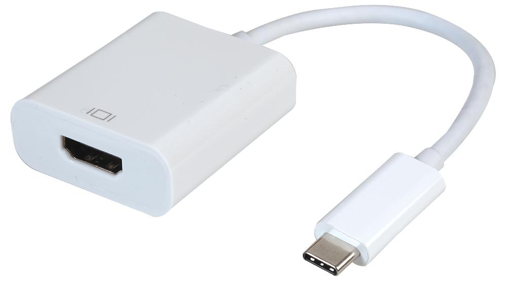 PSG91604 ADAPTER, USB-C - HDMI2.0 4K 60HZ WHITE PRO SIGNAL