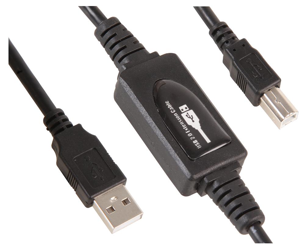 PSG91699 LEAD, USB2.0 A-B MALE, 15M ACTIVE PRO SIGNAL