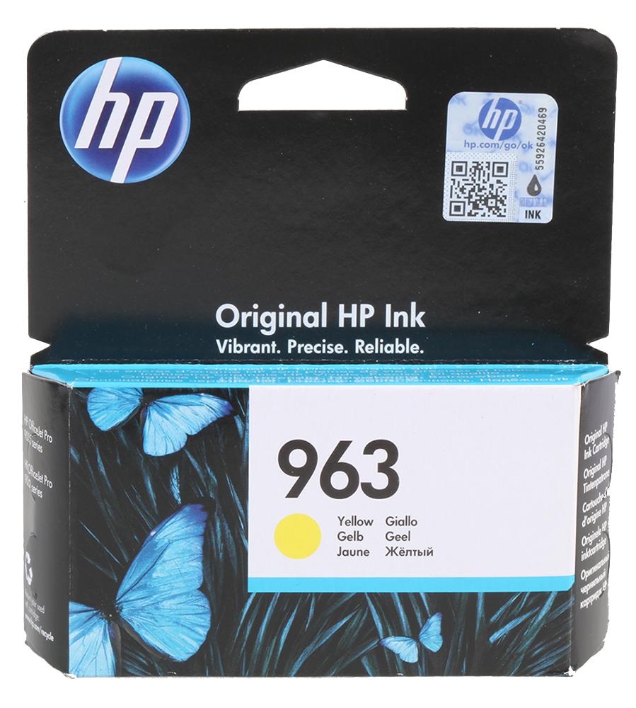 3JA25AE INK CART, 3JA25AE, NO 963, YELLOW HEWLETT PACKARD