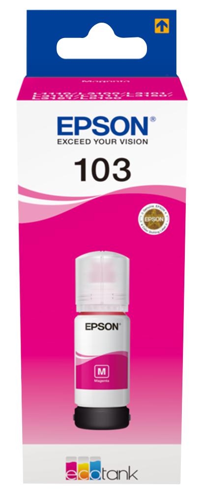 C13T00S34A10 INK CARTRIDGE, ECOTANK, 103, MAGENTA EPSON