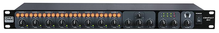 COMPACT 8.1 INSTALLATION MIXER, 8CH, RACKMOUNT, 1U DAP AUDIO