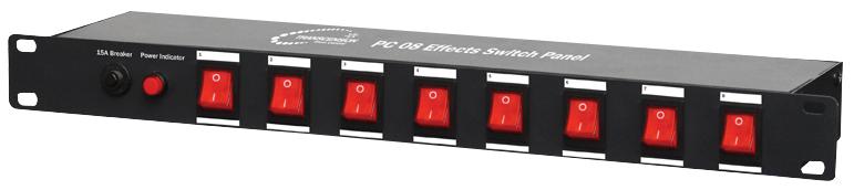PC 08 EFFECTS SWITCH PANEL, 8-WAY TRANSCENSION
