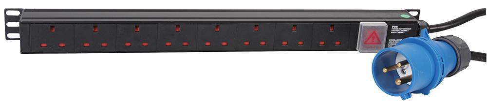 PDU-8WS-V-32CMDO 8 WAY VERT 13A SWITCHED PDU 32A COMMANDO LMS DATA