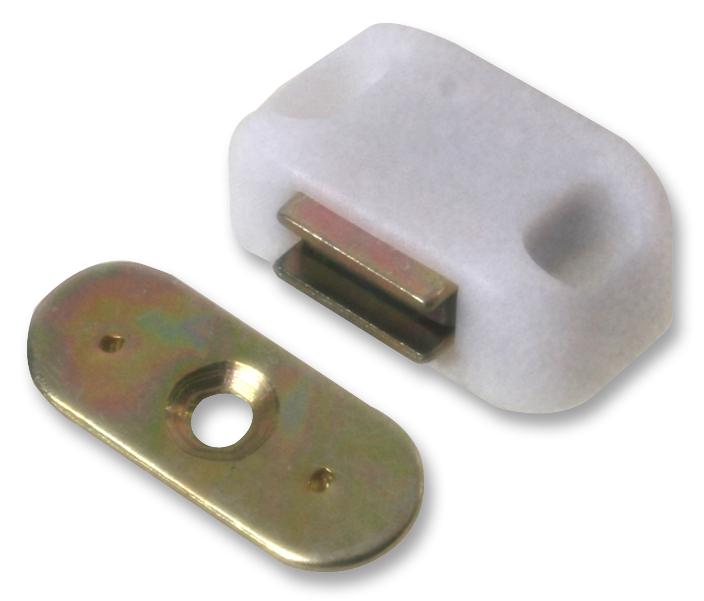 D01184 MAGNETIC CATCH, WHITE, SMALL (PK10) DURATOOL