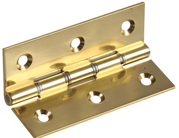 D02049 BRASS HINGE DSW POLISHED 3INX1IN DURATOOL