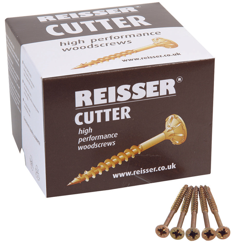 8221S220500904 CUTTER WOOD SCREW, CARBON STEEL, 90MM REISSER
