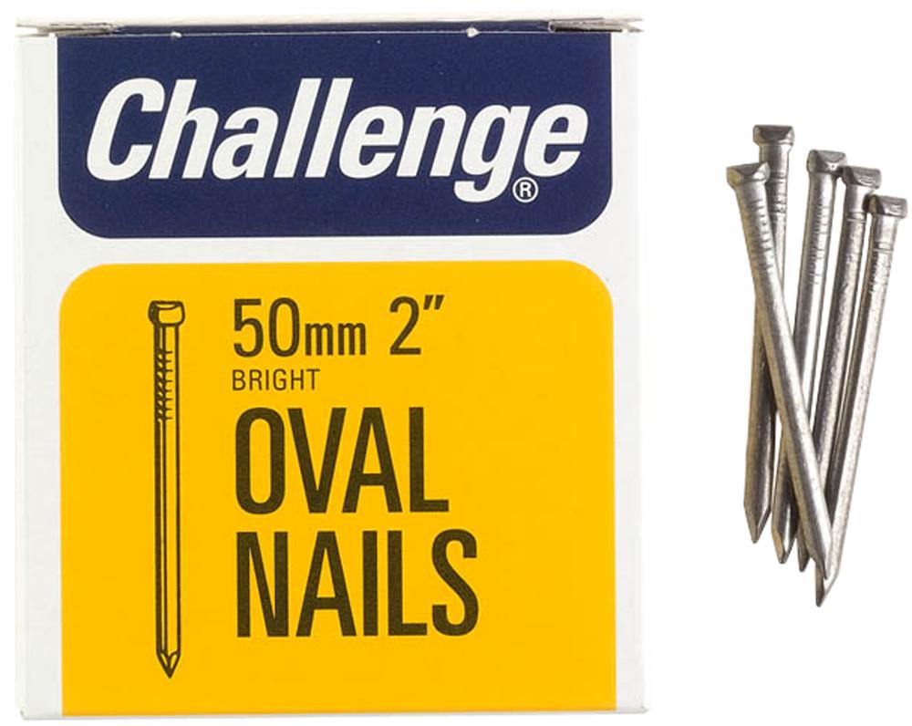 12016 OVAL NAILS BRIGHT, 50MM (225G) CHALLENGE