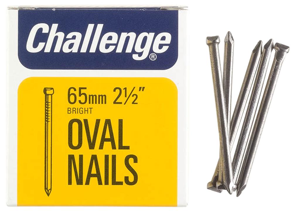 12018 OVAL NAILS BRIGHT, 65MM (225G) CHALLENGE