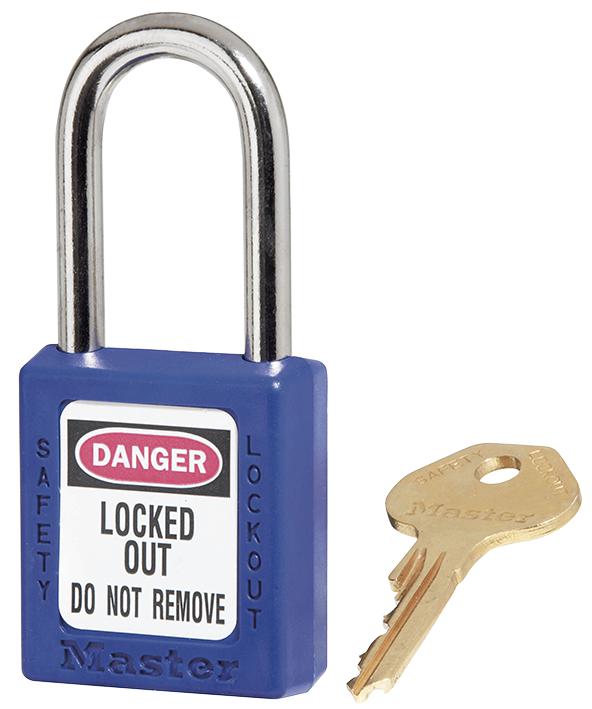410KABLU ZENEX LOCKOUT PADLOCK BLUE KEYED ALIKE MASTER LOCK