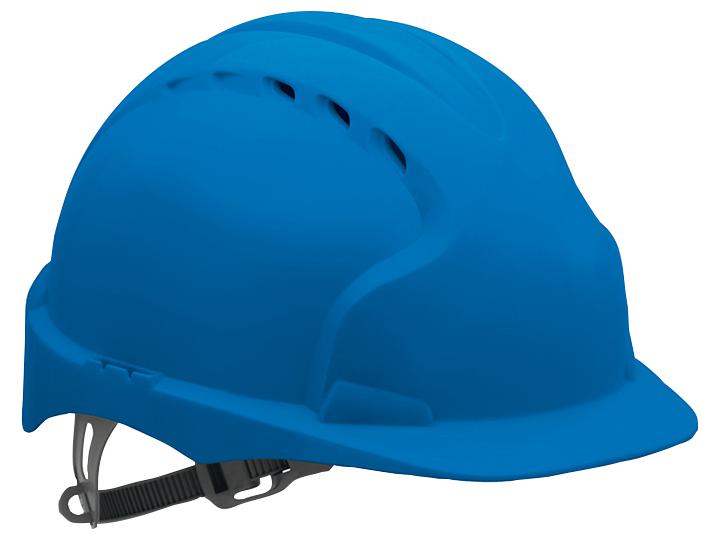 AJF160-000-500 SAFETY HELMET, EVO3,SLIP RATCHET, BLUE JSP