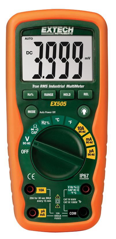 EX505 MULTIMETER, HD, CATIV TRMS EXTECH INSTRUMENTS