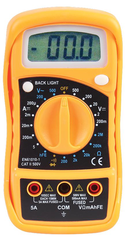 D03048 MULTIMETER, DIGITAL DURATOOL