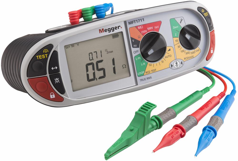 MFT1711 MULTI-FUNCTION ELECTRICAL TESTER, 1KV MEGGER