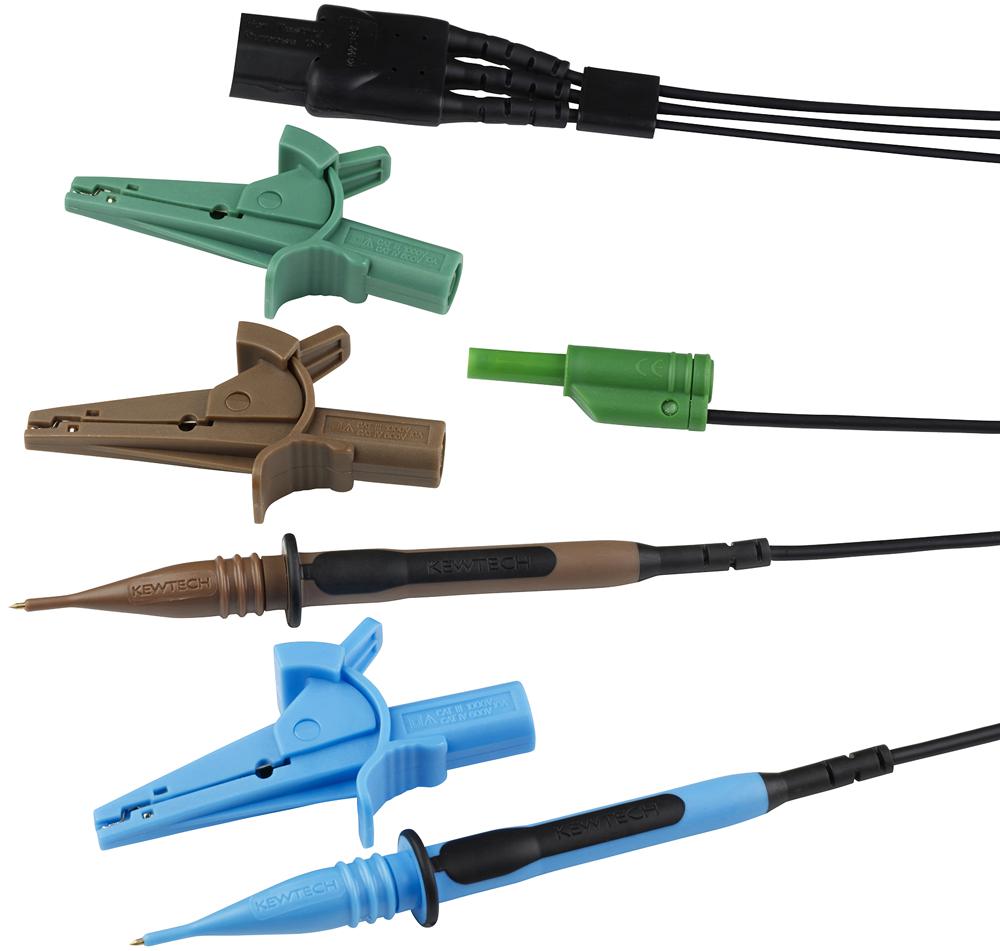 ACC016E TEST LEAD SET, FUSED KEWTECH