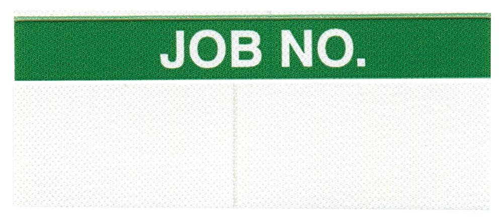 7827302 LABEL, JOB NUMBER, PK350 MULTICOMP PRO