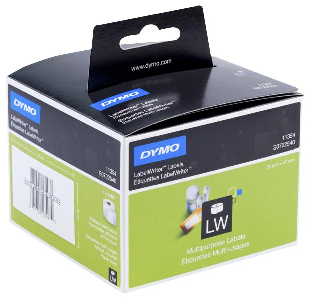S0722540 LW MULTI-PURPOSE LABELS WHITE DYMO