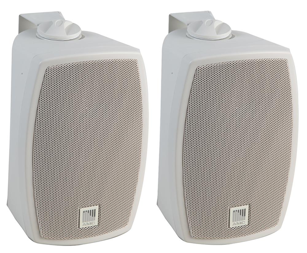 IPLAY4TW COMPACT MUSIC SPEAKER C/W BKT PAIR WHITE AMC