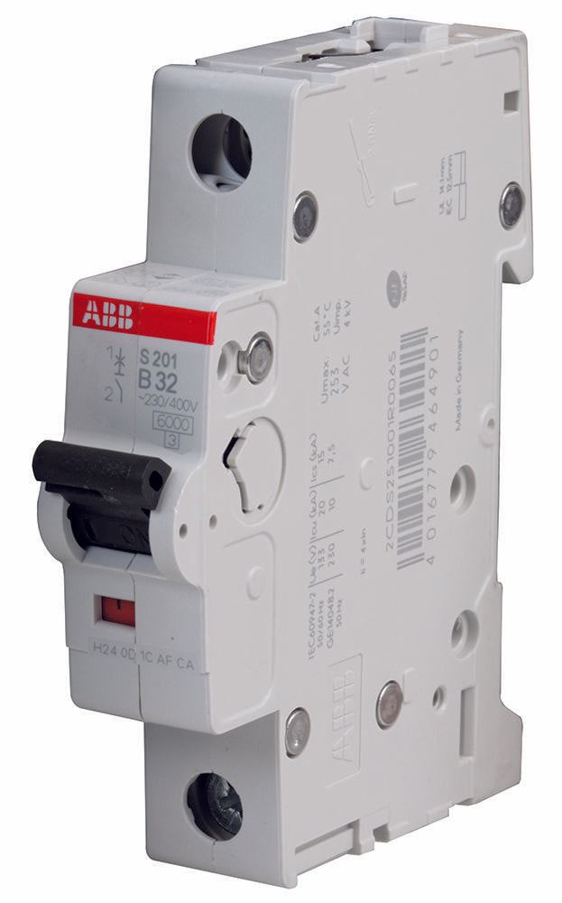 S201-B32 CIRCUIT BREAKER, THERMAL MAG, 1 POLE ABB